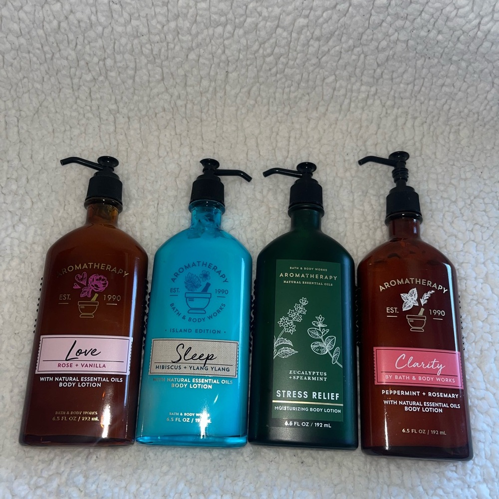 Bath & Body Works Aromatherapy Lotion Bundle